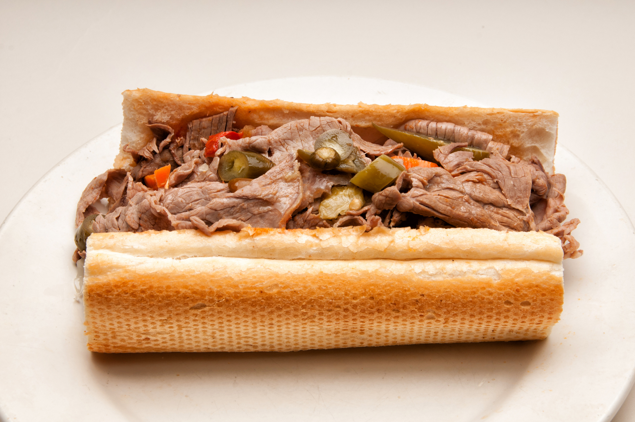Order Italian Beef Sandwich  food online from Barraco's Pizza store, Chicago on bringmethat.com