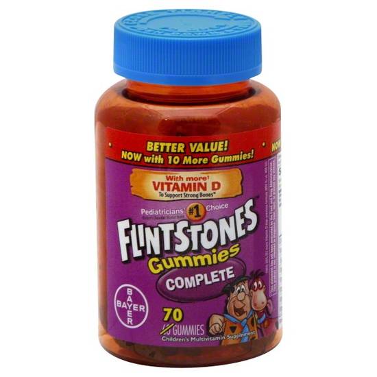 Order Flinstones Children's Multivitamin Gummies (70 ct) food online from Rite Aid store, Palm Desert on bringmethat.com