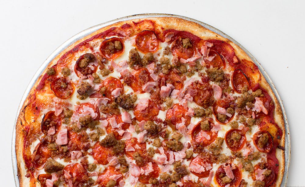Order Meat Our Pizza - Small food online from Calz Pizza store, Norfolk on bringmethat.com