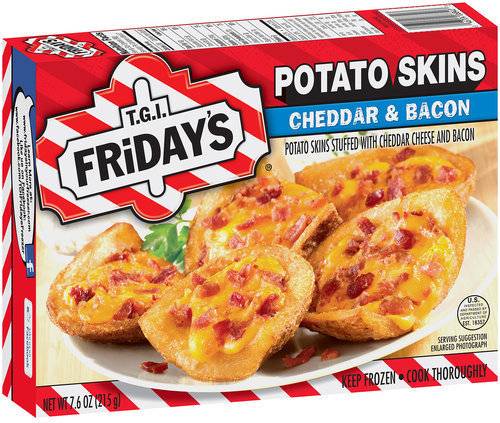 Order Tgi Fridays Cheddar & Bacon Potato Skins food online from Exxon Food Mart store, Port Huron on bringmethat.com