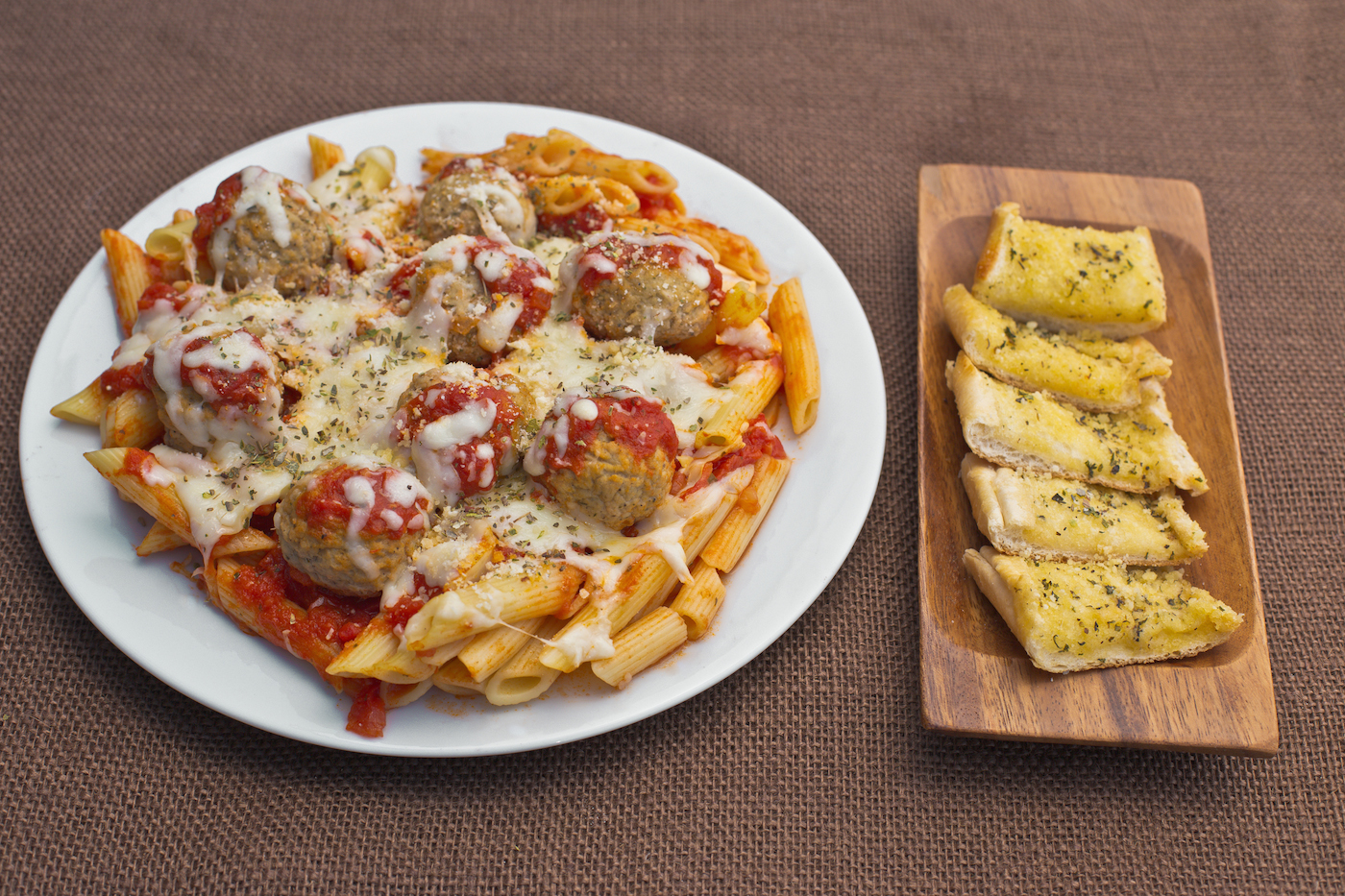 Order Baked Ziti Pasta with Meatball food online from Golden Desserts store, Albany on bringmethat.com