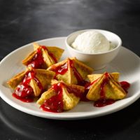Order 5 Pieces Cheesecake Rangoons food online from Huhot Mongolian Grill store, Tulsa on bringmethat.com