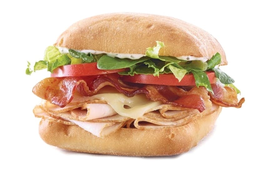 Order Turkey Bacon Ranch Sandwich - Sandwich food online from Tropical Smoothie Cafe Md 075 store, Baltimore on bringmethat.com