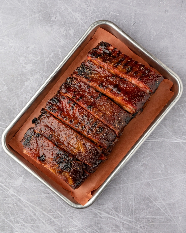 Order St. Louis Ribs (rack) food online from Local Smoke Bbq store, Neptune on bringmethat.com