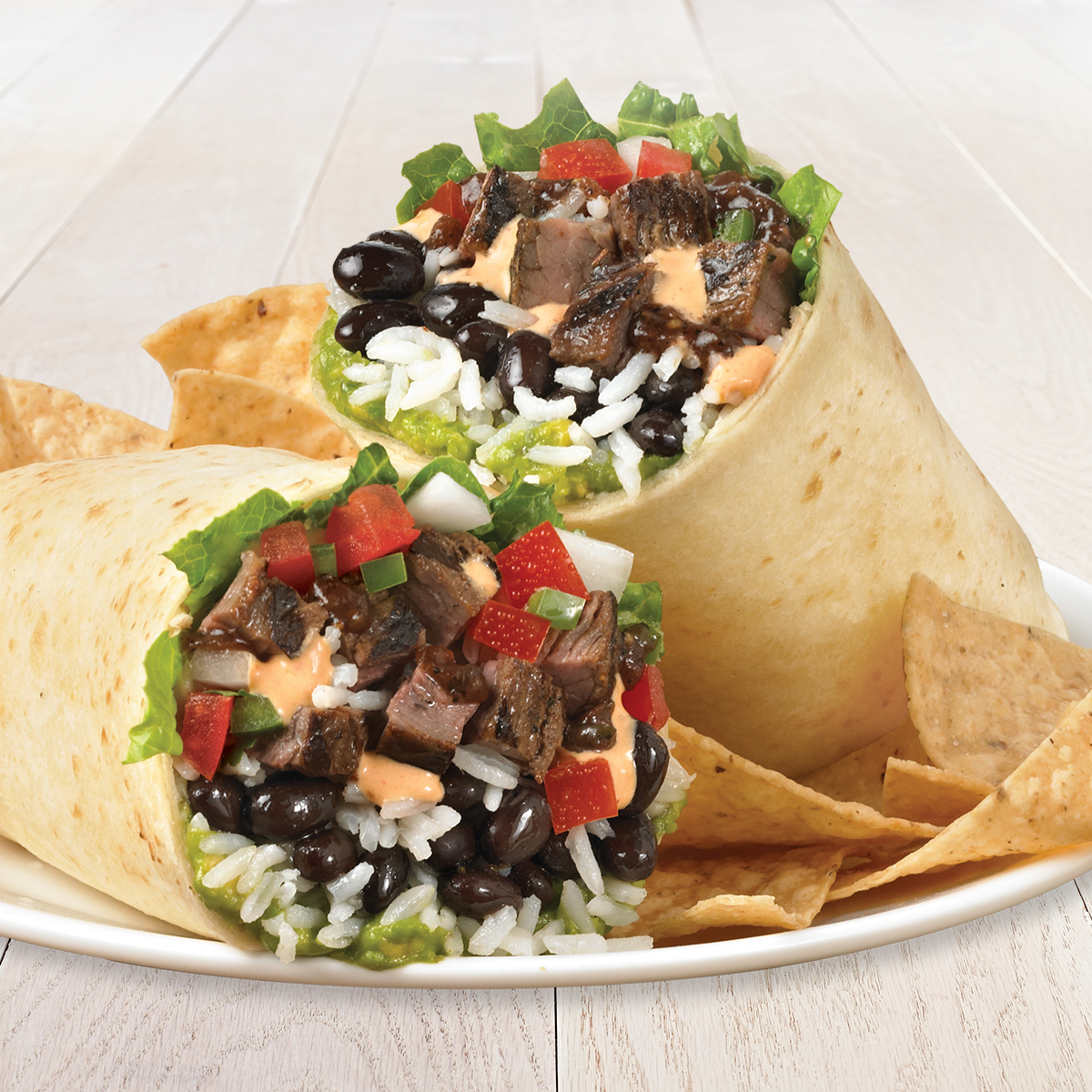 Order Burrito Especial with Guacamole & All Natural Steak food online from Rubio store, San Diego on bringmethat.com