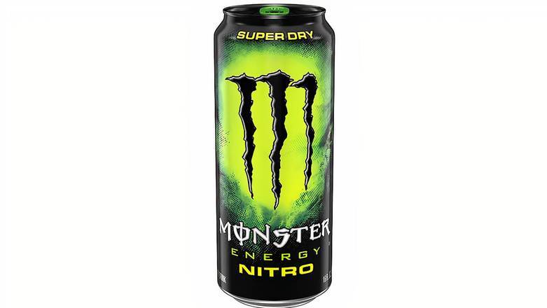 Order Monster Energy Nitro Super Dry Energy Drink - 16 oz food online from Mac On 4th store, Alton on bringmethat.com