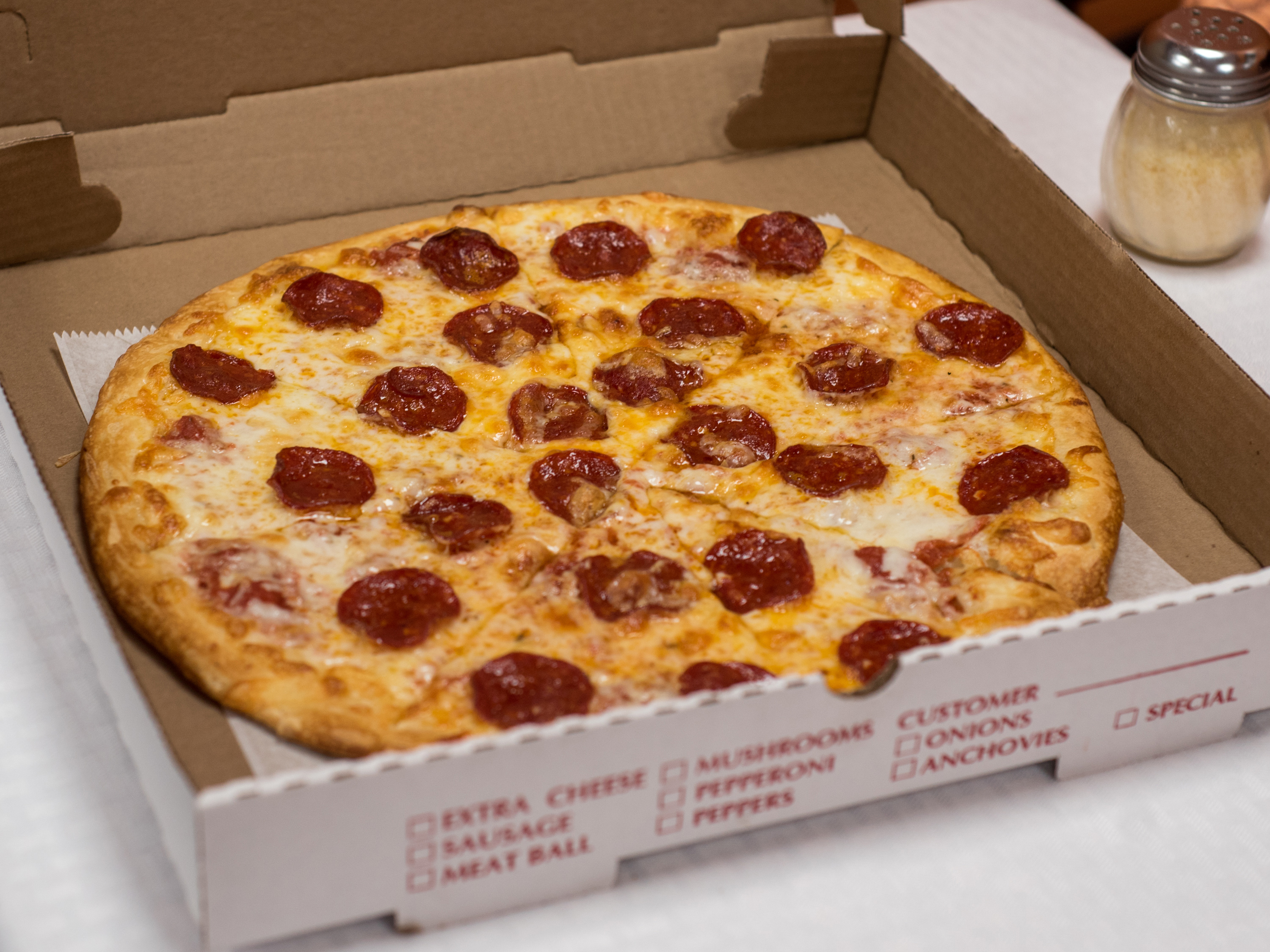 Order Pepperoni Pizza food online from Pizza Brothers store, Pikesville on bringmethat.com