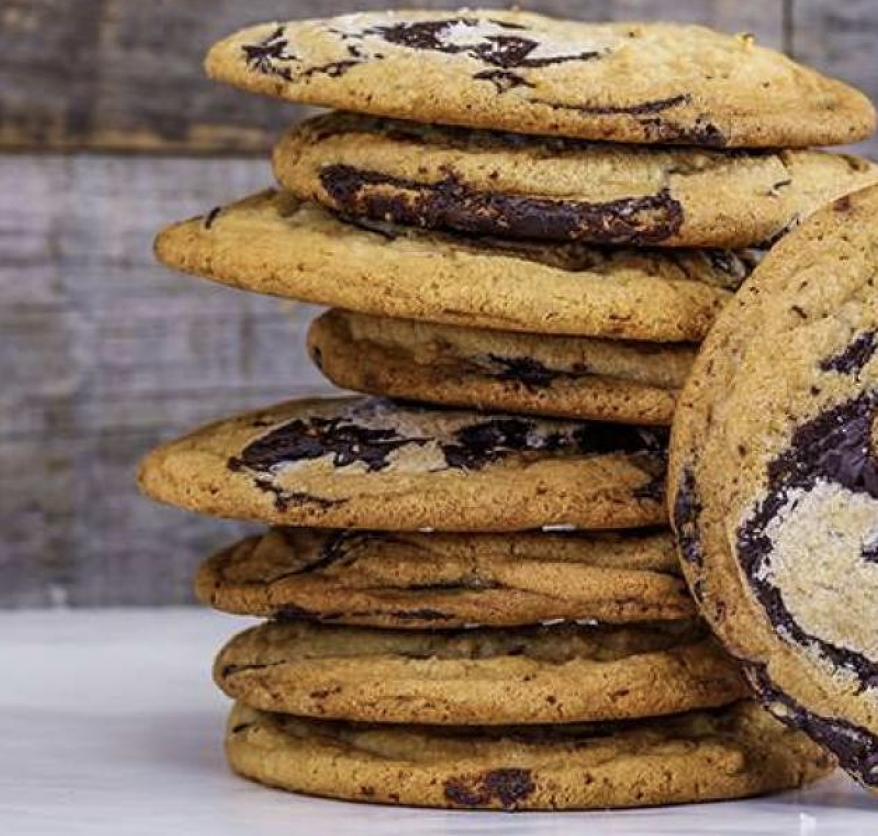 Order 2 Homemade Chocolate Chip Cookies food online from Diced Gourmet Salads & Wraps store, cary on bringmethat.com