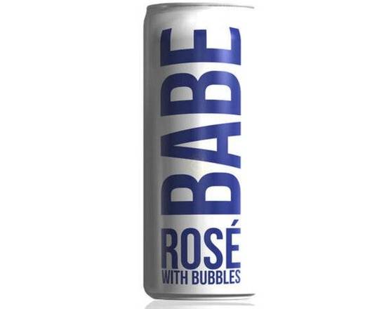 Order Babe Rosé with Bubbles 4 Cans 250 ml each food online from Starway Liquor store, Bell Gardens on bringmethat.com