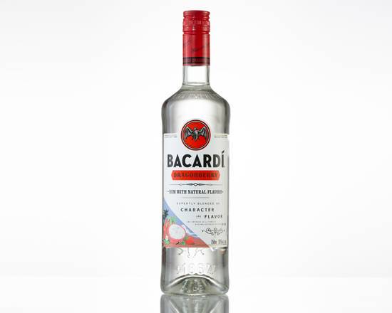 Order Bacardi Dragon Berry, 750mL rum (40.0% ABV) food online from Mike Wine & Spirits store, Hanover Park on bringmethat.com