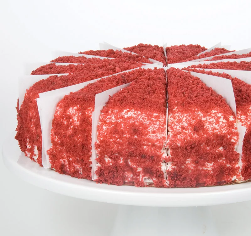 Order 5. Red Velvet Cheesecake  (carousel cakes) products  food online from 5 brothers gourmet deli store, New York on bringmethat.com