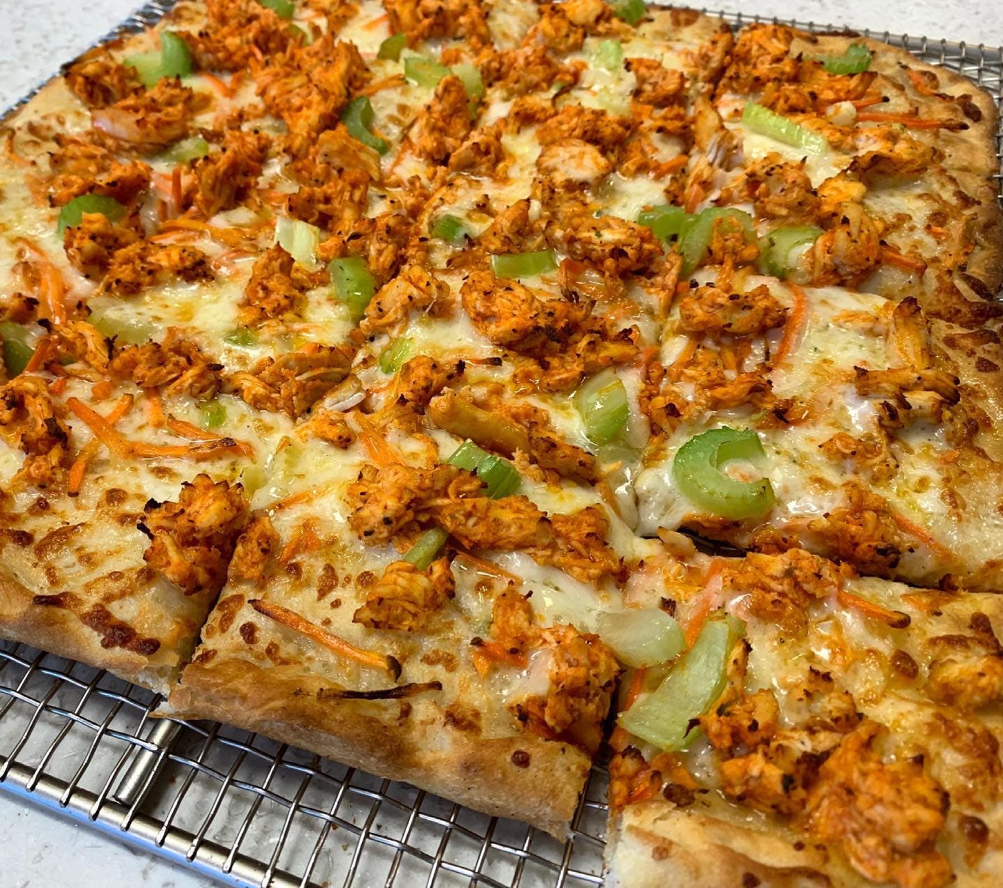 Order Buffalo Chicken Pizza - Pizza food online from D'avolio store, Williamsville on bringmethat.com