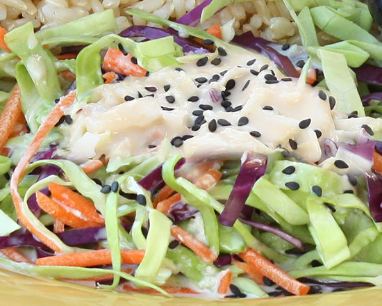 Order Side Asian Slaw with Creamy Ginger Asian Dressing food online from Cafe Yumm! store, Portland on bringmethat.com