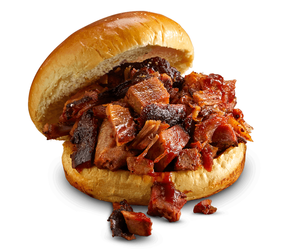 Order Georgia Chopped Pork Sandwich food online from Famous Daves store, Hayward on bringmethat.com