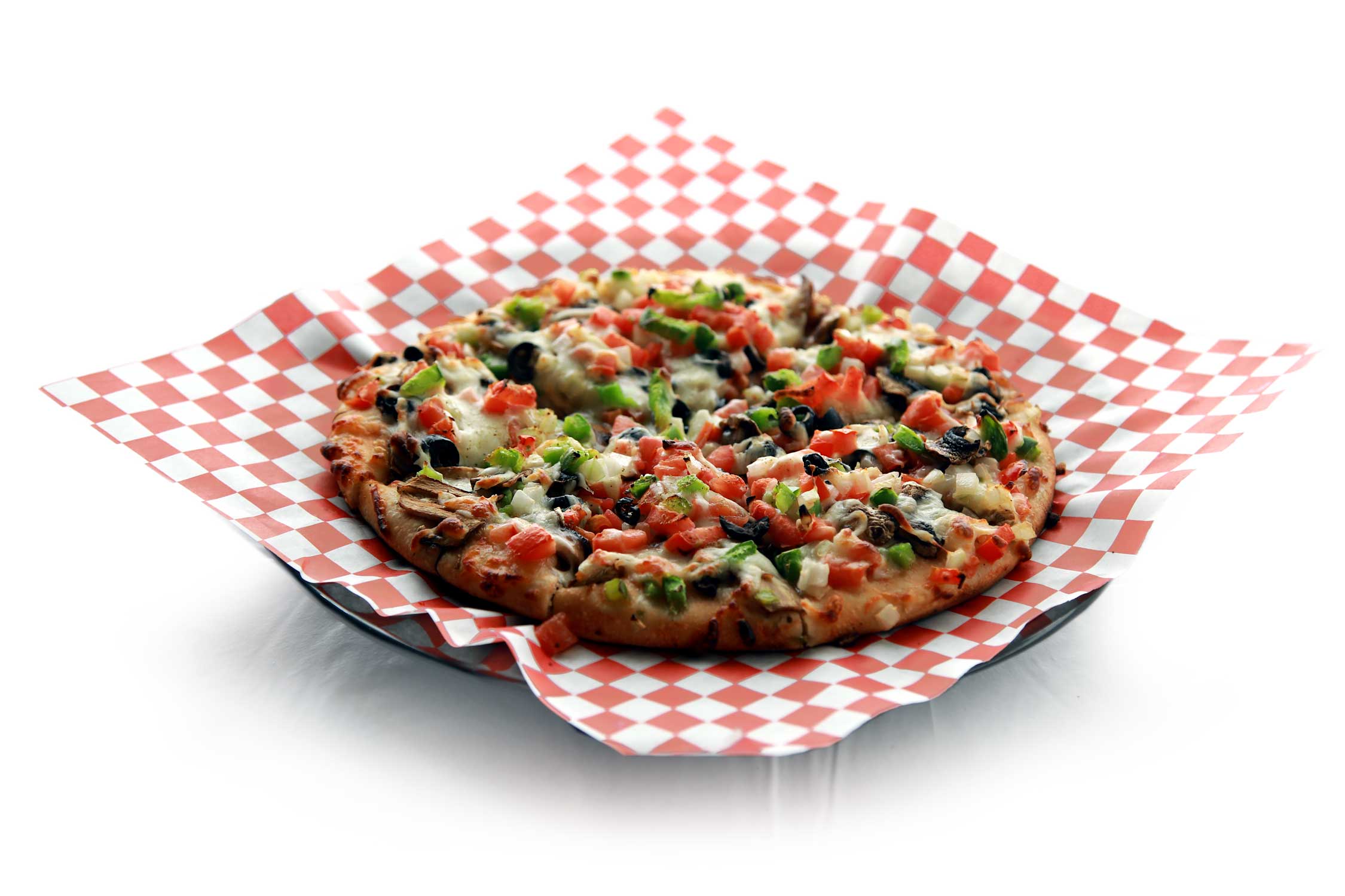 Order Vegetarian Pizza food online from M Cafe & Grill store, Lake Forest on bringmethat.com