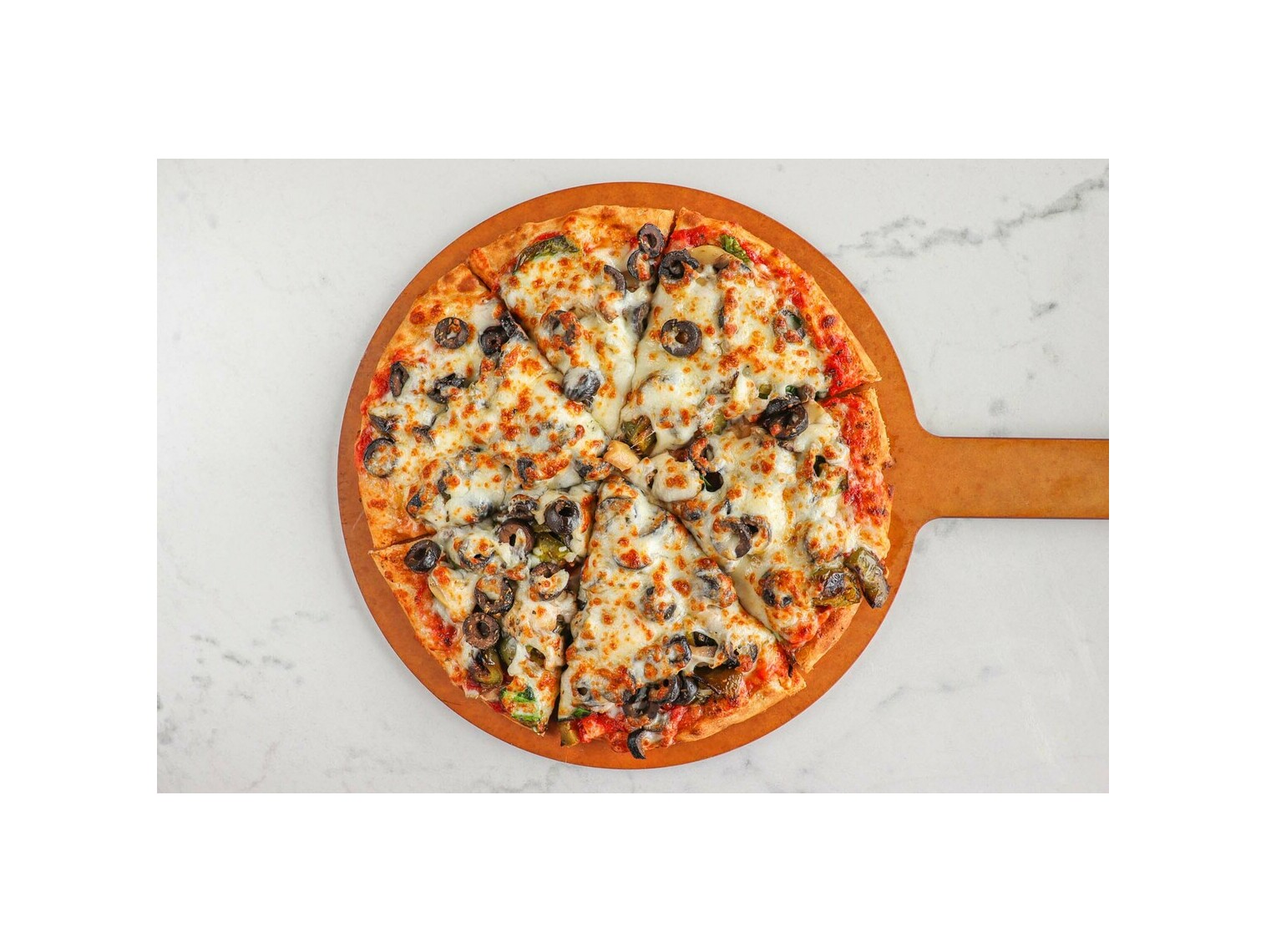 Order Roasted Vegetable Pizza food online from Buona store, Naperville on bringmethat.com