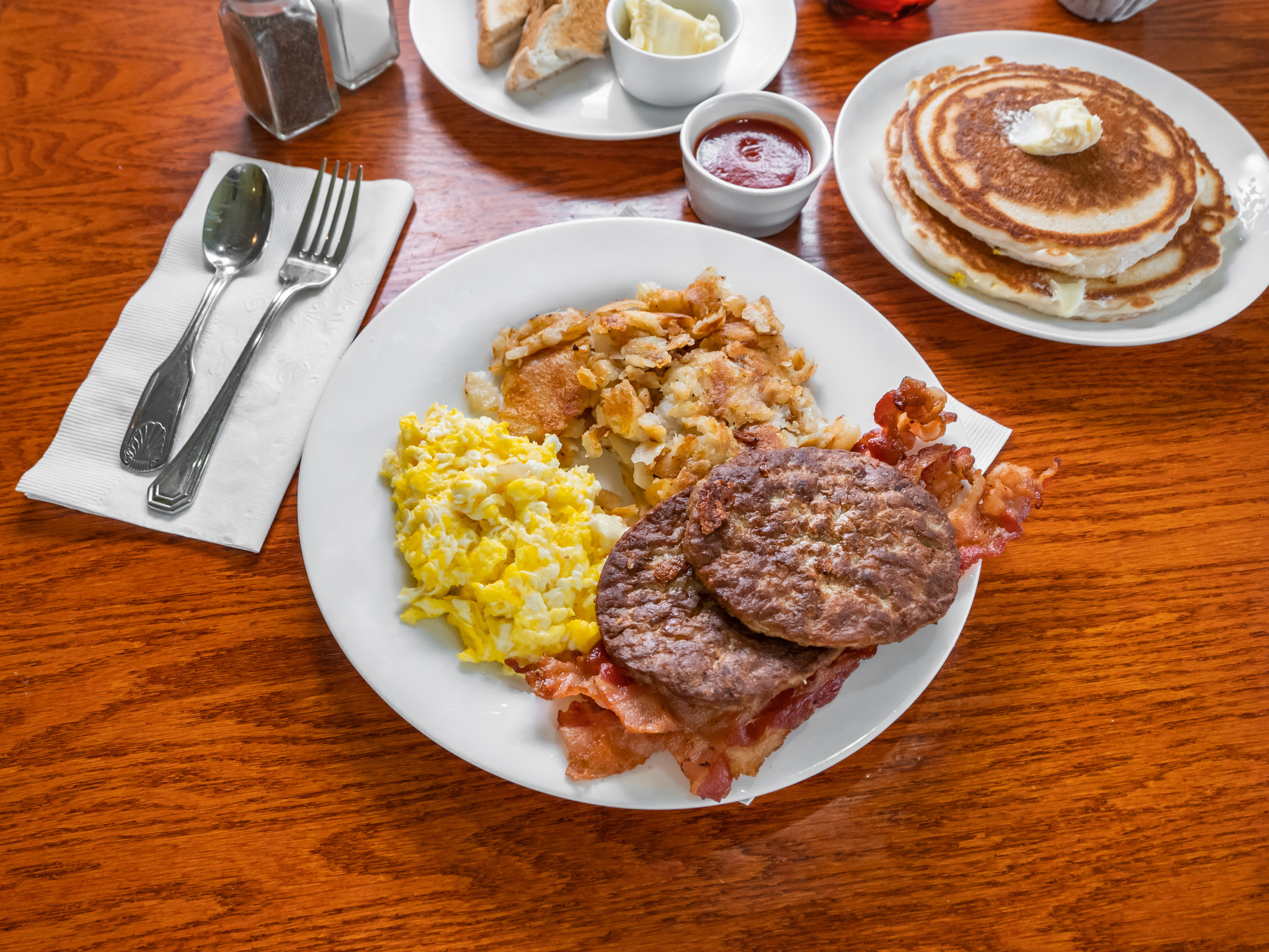 Order Hungry Man's Special food online from Mt. Airy Breakfast & Lunch store, Philadelphia on bringmethat.com