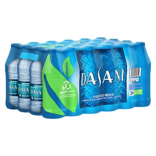 Order Dasani Water - 16.9 fl oz x 24 pack food online from Walgreens store, Wake Forest on bringmethat.com