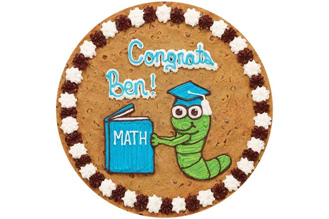 Order Graduation Math Worm - S3012  food online from Great American Cookies store, Dallas County on bringmethat.com