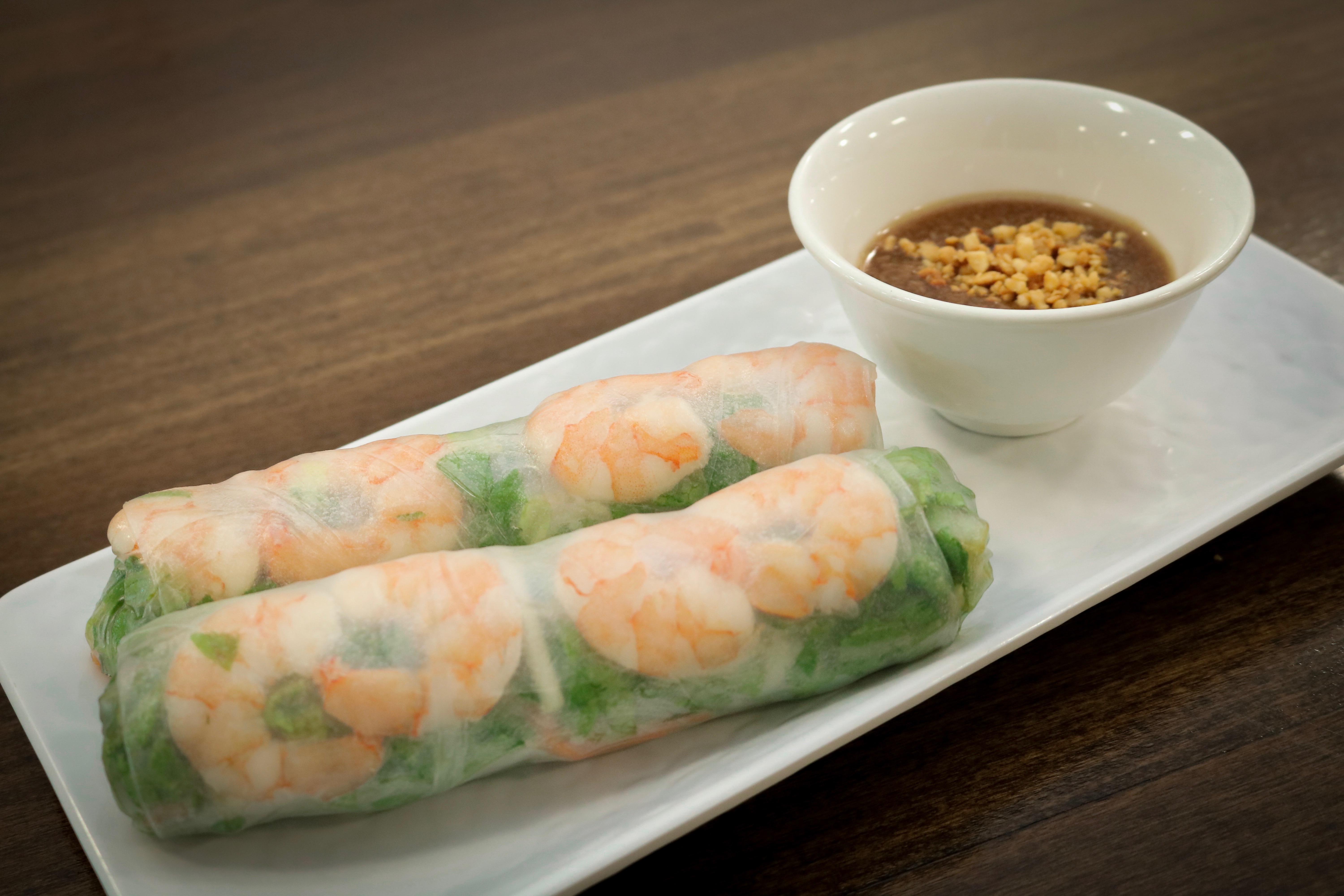 Order A3. Shrimp Spring Rolls (2) - Goi Cuon Tom food online from Pho Bowl & Grill store, Oceanside on bringmethat.com
