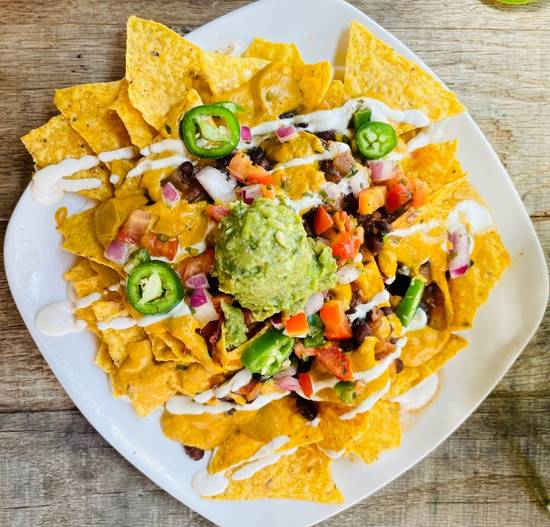 Order NACHOS food online from Living Kitchen store, Charlotte on bringmethat.com