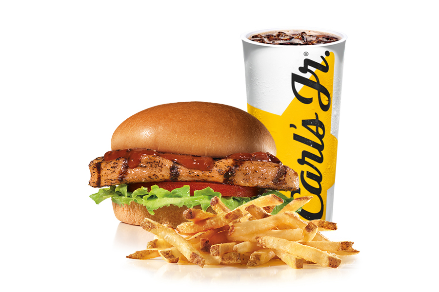 Order BBQ Chicken™ Sandwich Combo food online from Carl Jr store, Scotts Valley on bringmethat.com