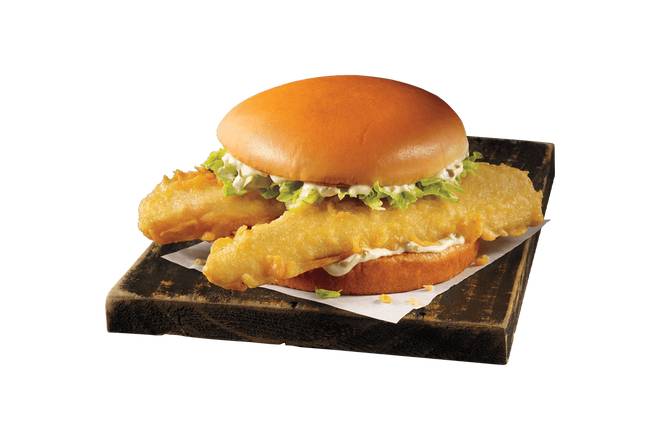 Order Giant Fish Sandwich food online from Captain Ds Seafood Restaurants store, Birmingham on bringmethat.com