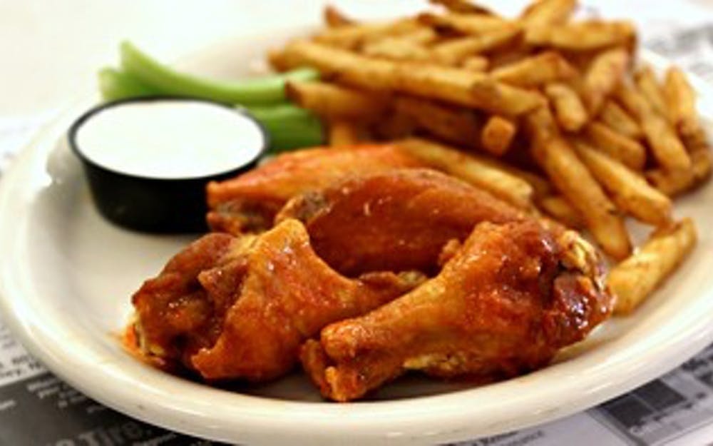 Order Wings Platter - 8 Pieces food online from Pino's Pizzeria store, Easton on bringmethat.com