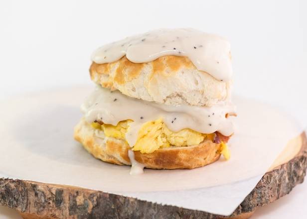 Order Smothered Biscuit food online from Hightower Cafe store, Houston on bringmethat.com
