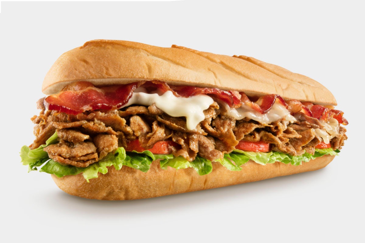 Order BACON 3 CHEESESTEAK food online from Charleys Cheesesteaks store, Melbourne on bringmethat.com