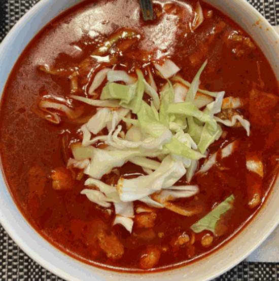 Order Pozole Rojo Served Sat/Sun ONLY While Supply Lasts food online from IV Deli Mart store, Goleta on bringmethat.com
