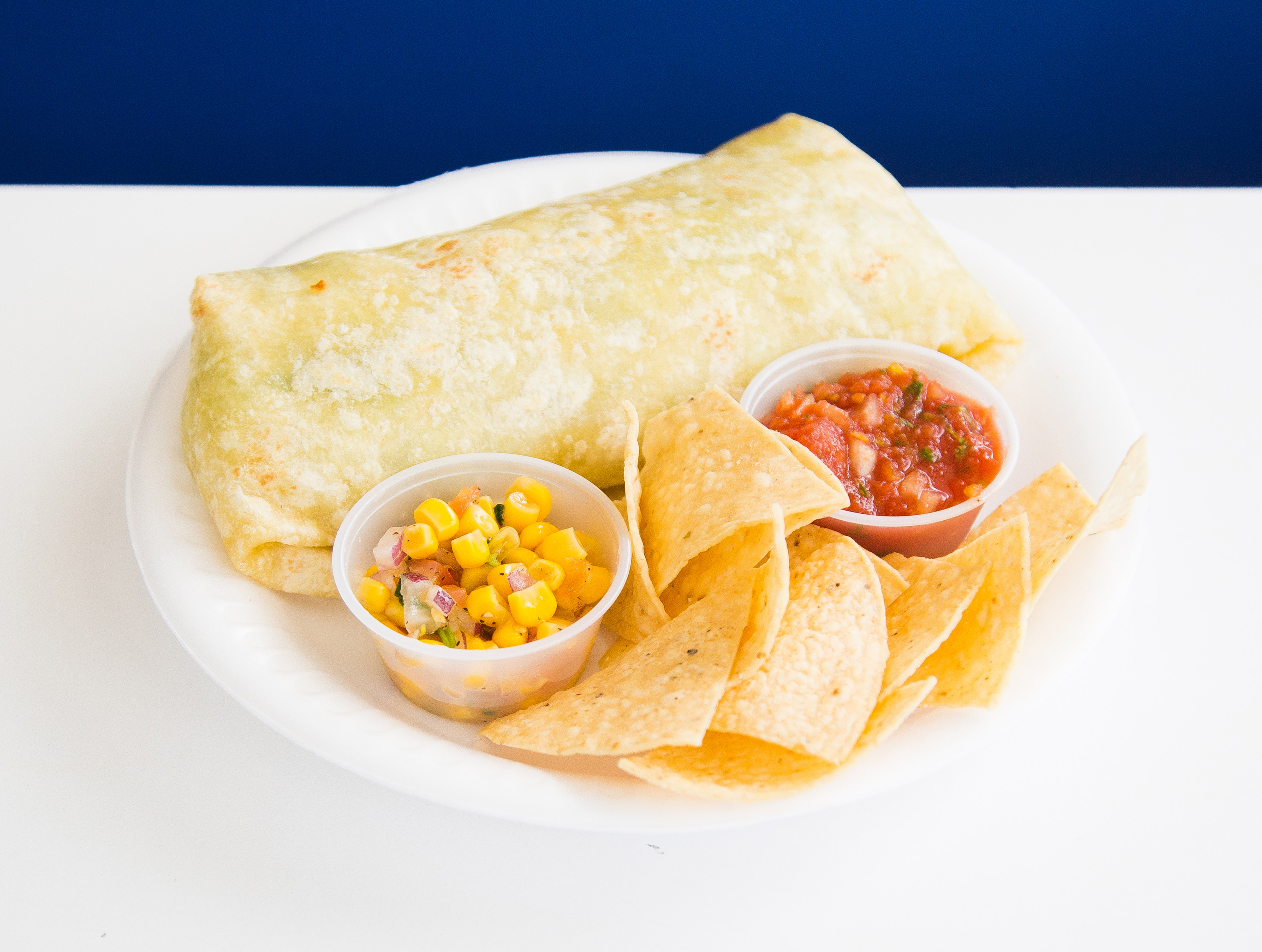 Order 1. Meat, Beans and Rice Burrito food online from Burrito Factory store, Sunland on bringmethat.com