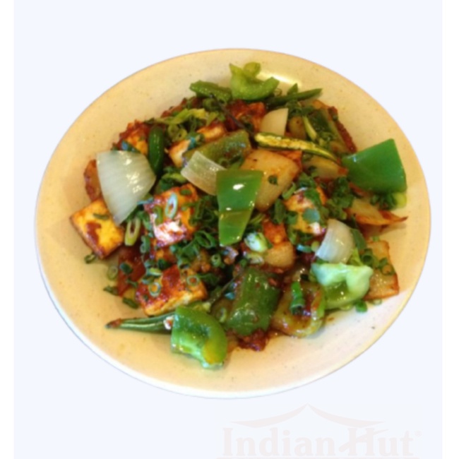 Order C4 Chili Paneer food online from Indian Hut store, Trooper on bringmethat.com