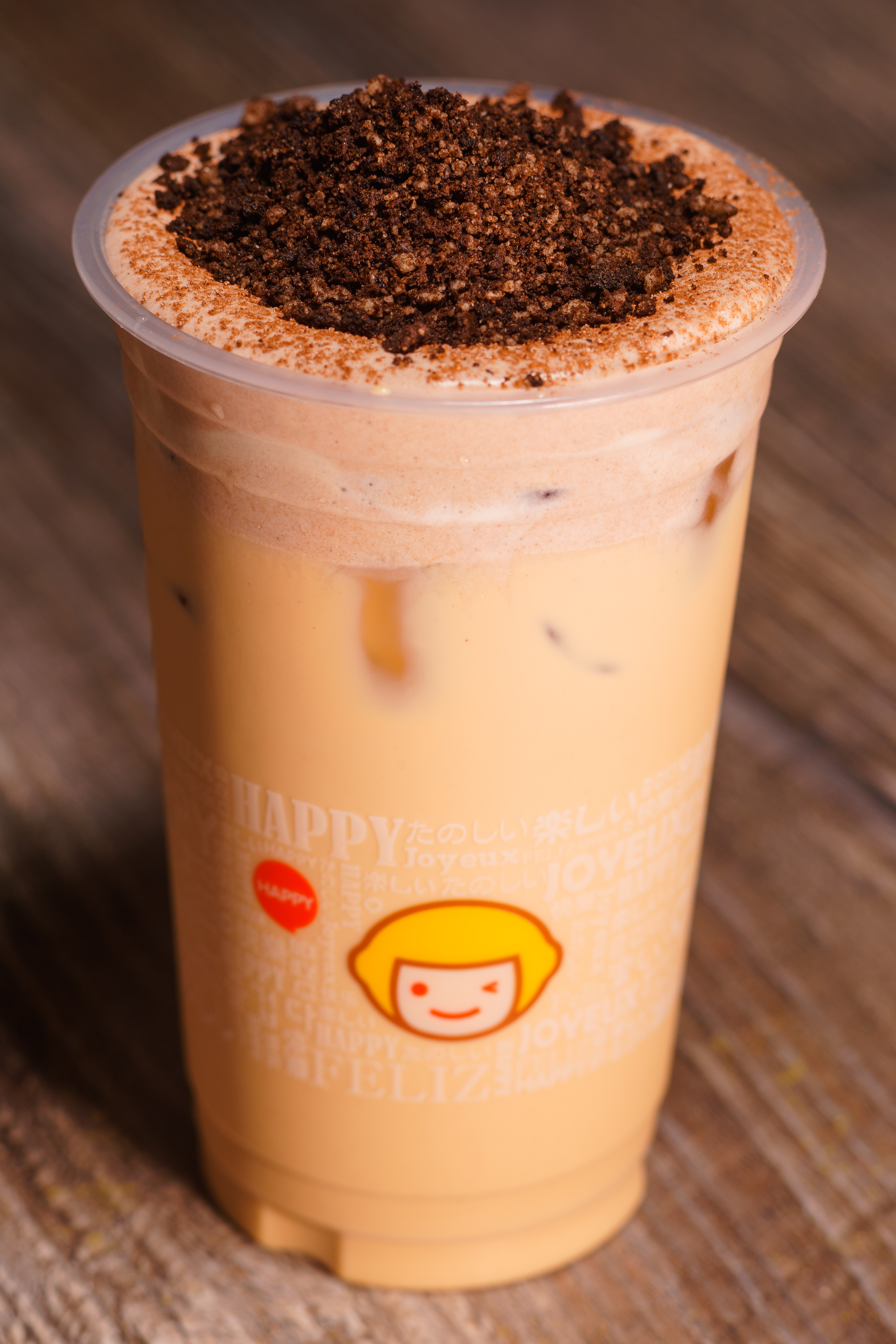 Order A5. Milk Tea with Oreo and Tiramisu Salted Cheese Cold food online from Happy Lemon store, San Jose on bringmethat.com