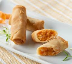 Order 3 Piece Veggie , or chicken  Egg Roll food online from Broaster At New Omm Market store, Sacramento on bringmethat.com