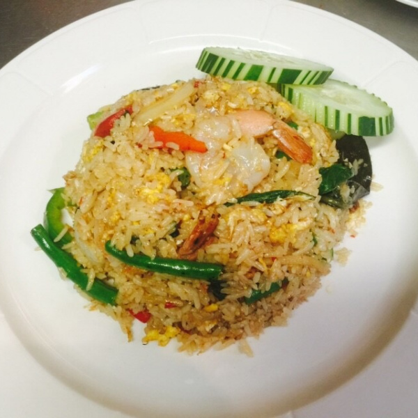 Order Spicy Basil Fried Rice*** food online from Lan Larb store, New York on bringmethat.com