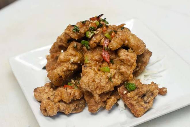 Order Pork Chop with Pepper and Salt food online from Go china store, Pasadena on bringmethat.com