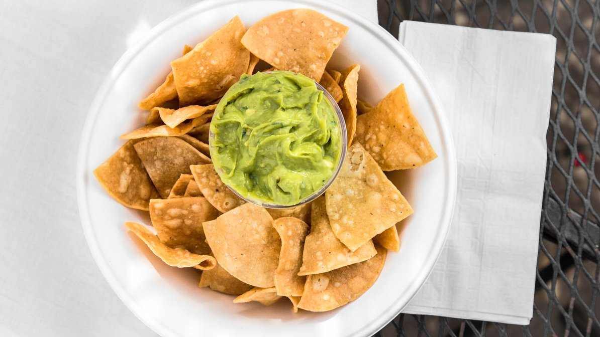 Order Chips and Guacamole food online from Rasta Taco store, Laguna Beach on bringmethat.com