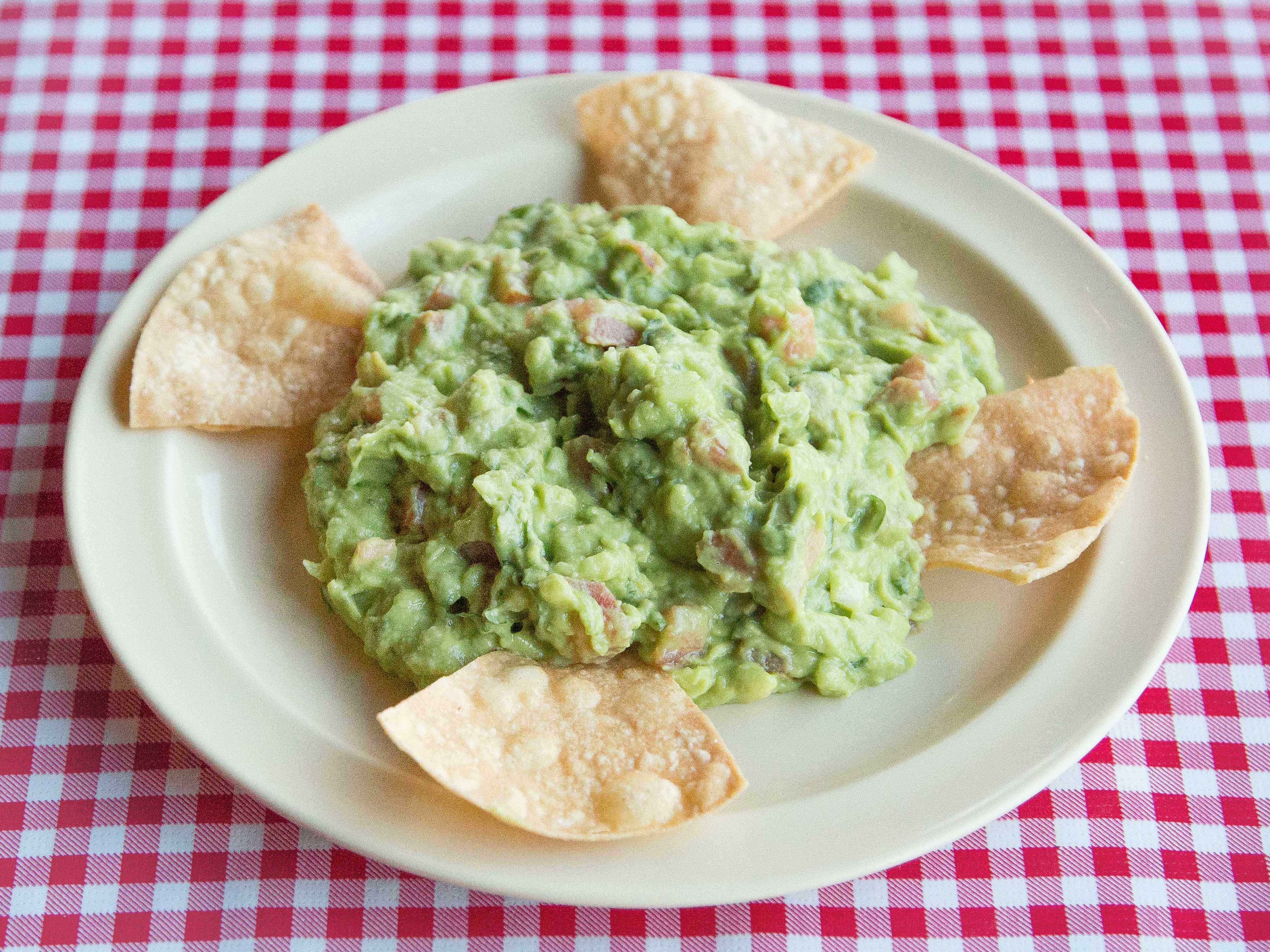 Order Guacamole with Chips food online from Tere Mexican Grill store, Studio City on bringmethat.com