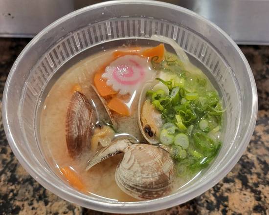 Order Clam Miso Soup Appetizer food online from Sen Dai Sushi store, Milpitas on bringmethat.com