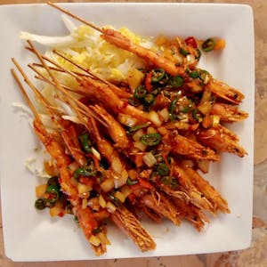 Order SE14. 串串虾 Crispy shrimp on sticks food online from Red Pepper store, Lawrence on bringmethat.com
