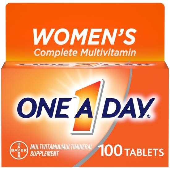 Order One A Day Complete Multivitamin Women's Tablets (100 ct) food online from Rite Aid store, Palm Desert on bringmethat.com