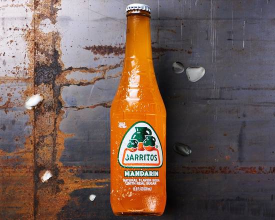 Order Jarritos Mandarina Mexican Soda food online from George Lopez Tacos store, Raleigh on bringmethat.com