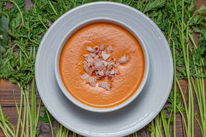Order Lobster Bisque - Bowl food online from Pinstripes - Georgetown store, Washington on bringmethat.com