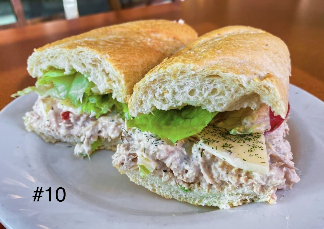 Order #10. Dilled White Albacore Tuna Salad food online from Boulangerie Cafe store, Syracuse on bringmethat.com