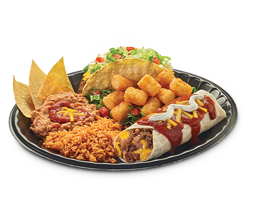Order Casita Platter food online from Taco Time store, Salt Lake City on bringmethat.com