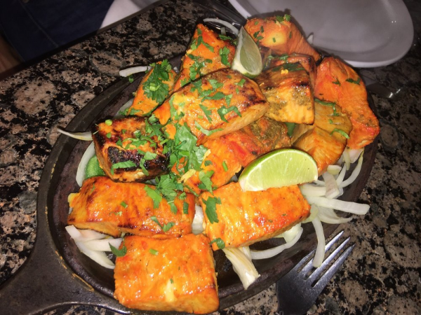 Order Amritsari Shahi Machli Tikka food online from Cafe Bombay store, Atlanta on bringmethat.com