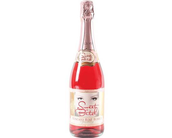 Order  Sweet Btch, Moscato Rosé Bubbly · 750 mL food online from House Of Wine store, New Rochelle on bringmethat.com