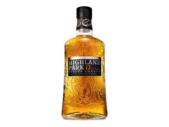 Order Highland Park 12 Year Old Single Malt Scotch Whisky - 750ml Bottle food online from Josh Wines & Liquors Inc store, New York on bringmethat.com