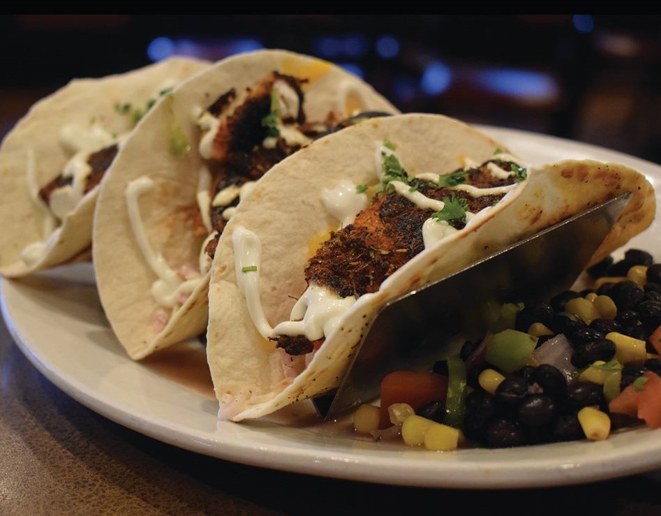Order Blackened Fish Tacos  food online from Phoenix Fire Grill & Bar store, Canfield on bringmethat.com